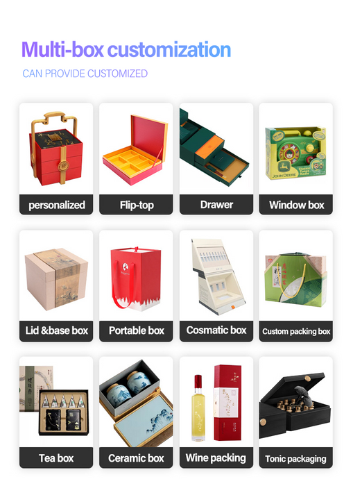 Gift Boxes with Lids, Bridesmaid Proposal Box with Ribbon, Kraft Paper Boxes for Wedding, Packaging, Present, Birthday, Christmas, Party