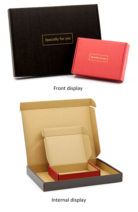 Dreamy Style Gift Wrapping Boxes, Mailer box Gifts Shipping Boxes, Cool Corrugated Cardboard Gift Mailer for Present, Wife, Birthday, Wedding, Party Favor, Anniversary