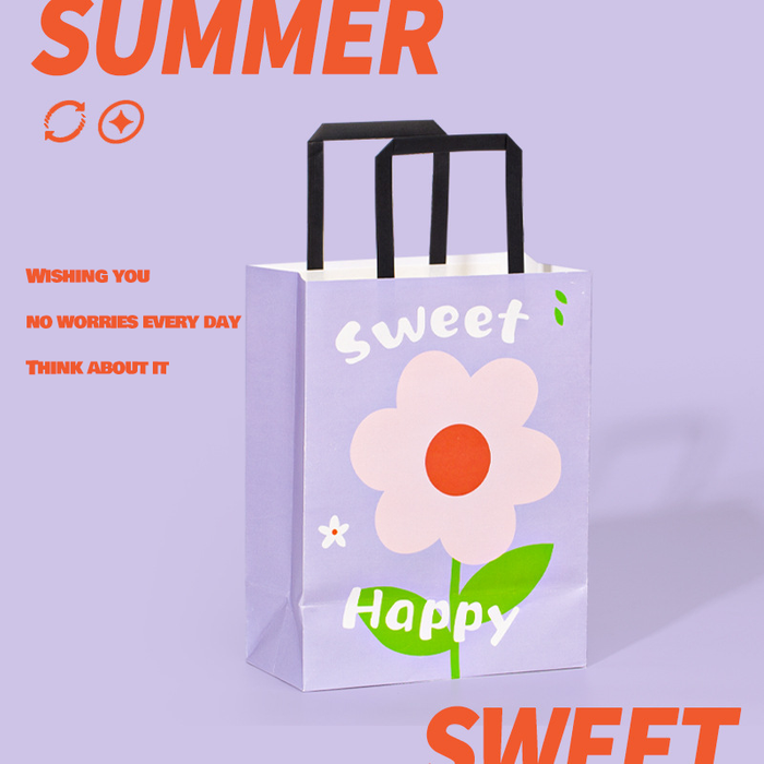 250pcs/pack Kraft Paper Bags for Carrying Milk Tea - Customize Your Takeaway Bags, Coffee Bags, Etc., Paper Shopping Bags, Party Bags, Gift Bags