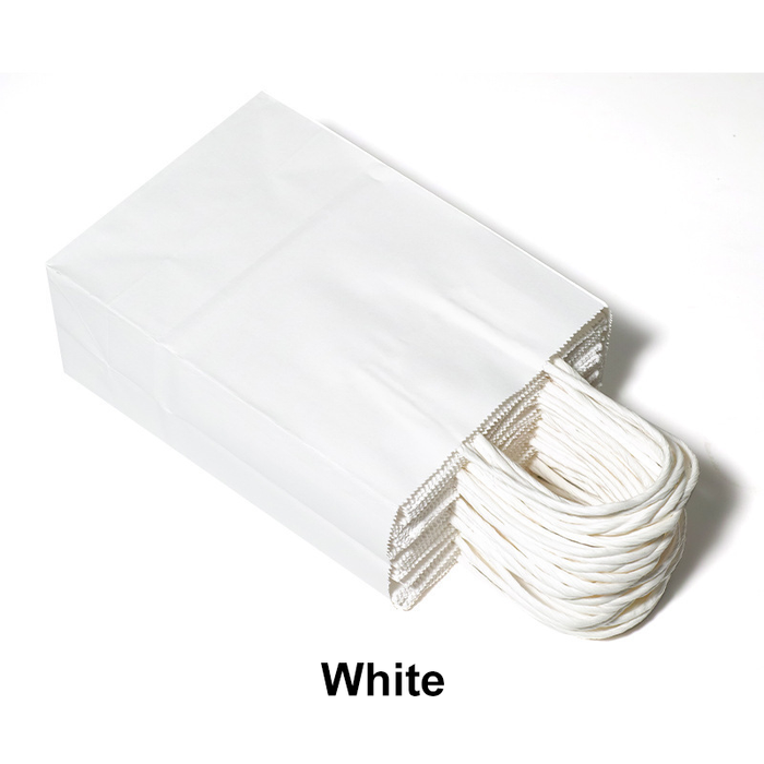 Kraft Paper Bags for Carrying Milk Tea Small Paper Gift Bags with Handles Bulk, Paper Shopping Bags, Kraft Bags, Party Bags, Gift Bags